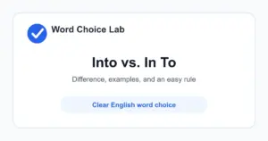 Into vs In To difference: toward the inside of something or a change of state vs in followed by to as separate words