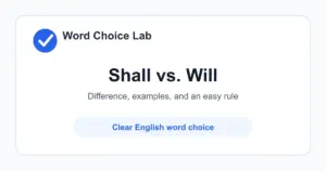 Shall vs Will difference: a formal way to express future action, offers, or obligations vs the common future auxiliary or a word showing willingness